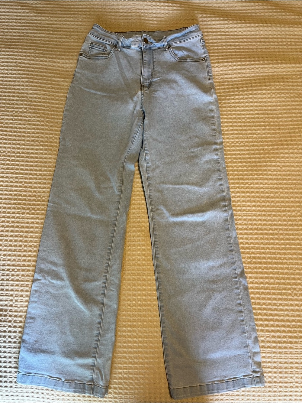 High-Rise Wide Leg Women's Jeans in Light Blue